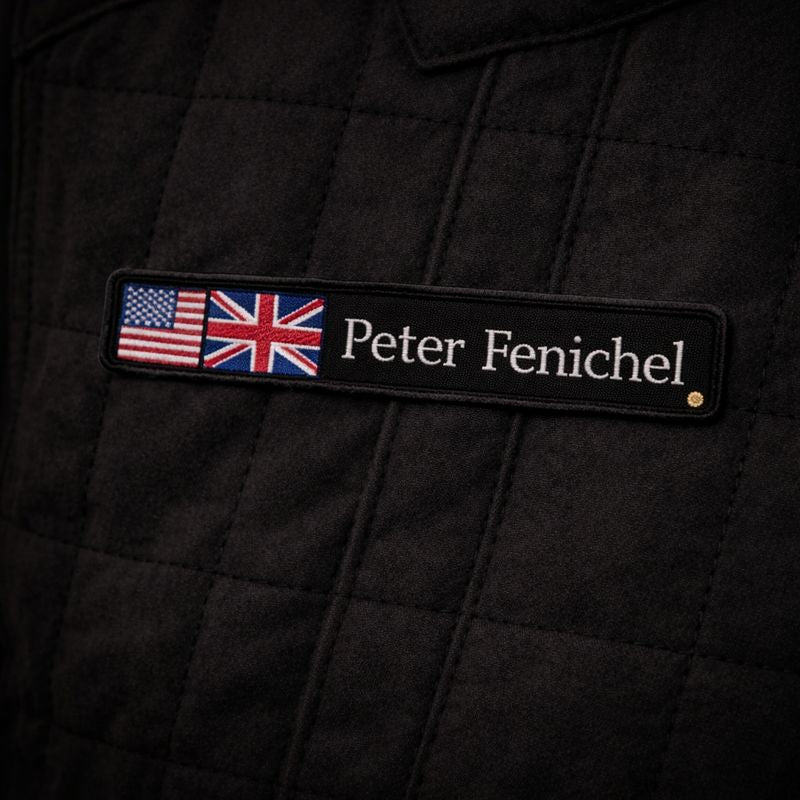 Nomex Name Badge (Dual Flags)