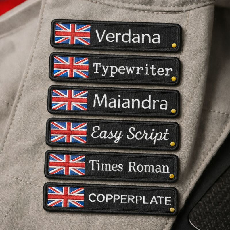 Nomex Name Badge (Flag & Blood Group)